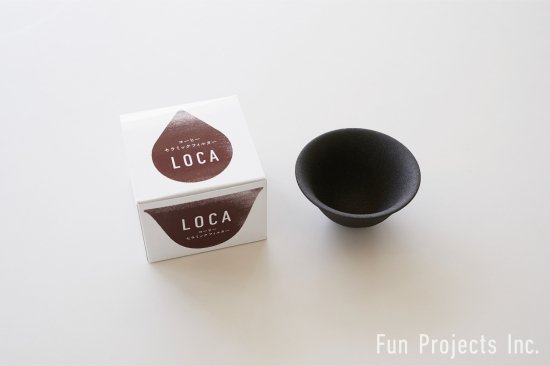 LOCAセラミックフィルター ラウンドタイプ/Small (1~2杯用) LOCA Ceramic Filter Round Small size (1-2 serves)